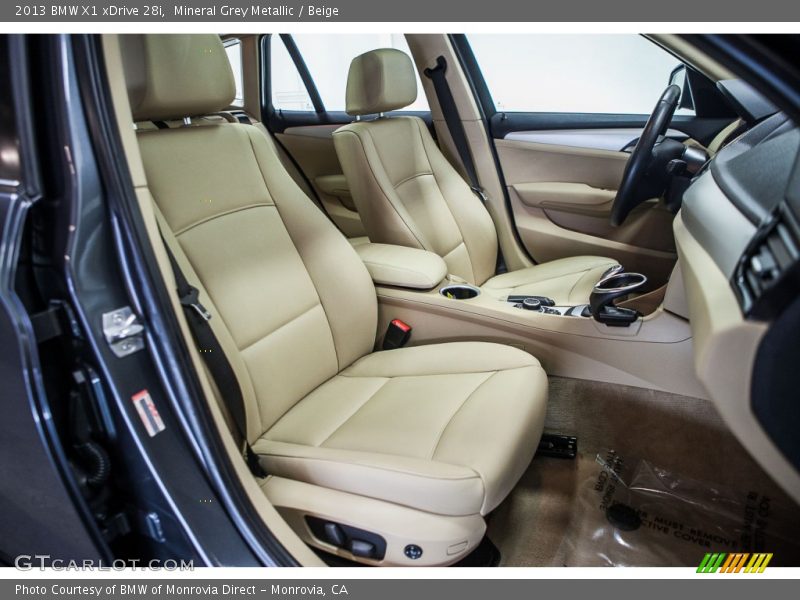 Mineral Grey Metallic / Beige 2013 BMW X1 xDrive 28i