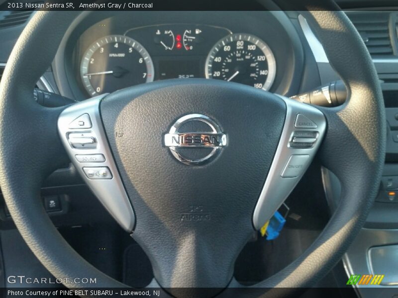 Amethyst Gray / Charcoal 2013 Nissan Sentra SR