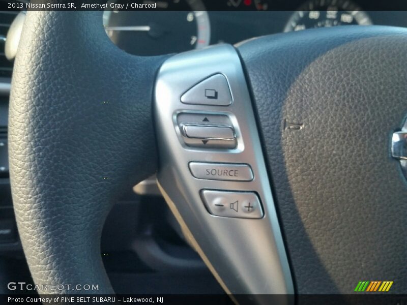 Amethyst Gray / Charcoal 2013 Nissan Sentra SR