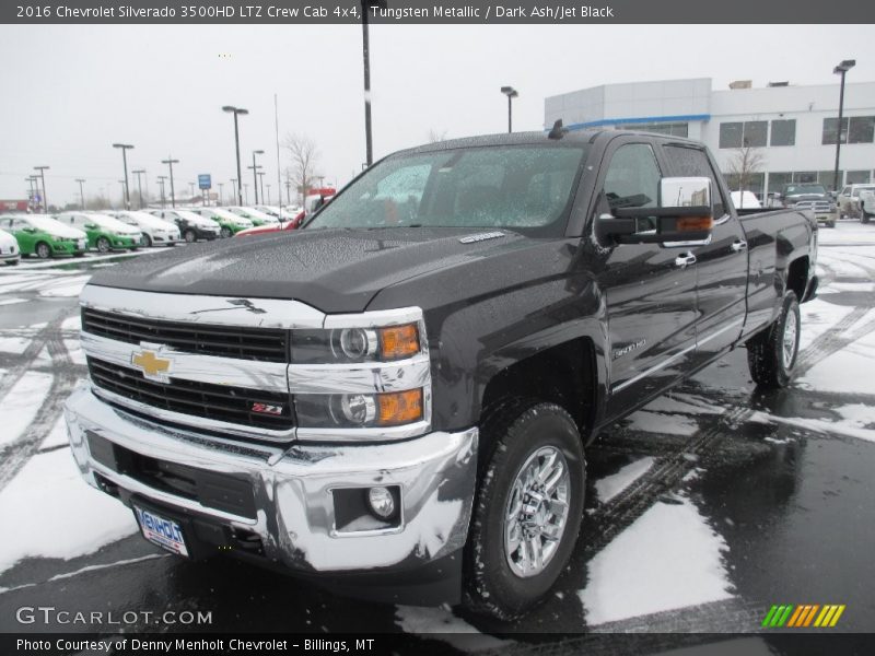 Tungsten Metallic / Dark Ash/Jet Black 2016 Chevrolet Silverado 3500HD LTZ Crew Cab 4x4