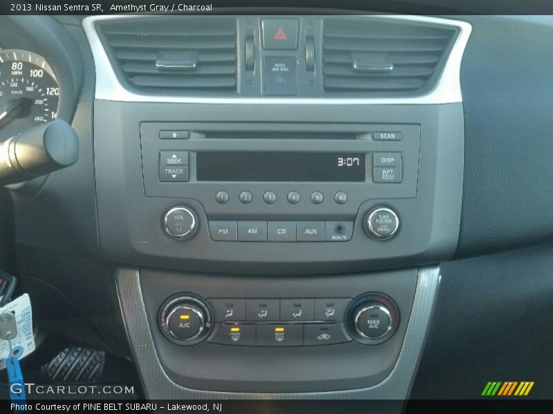 Amethyst Gray / Charcoal 2013 Nissan Sentra SR