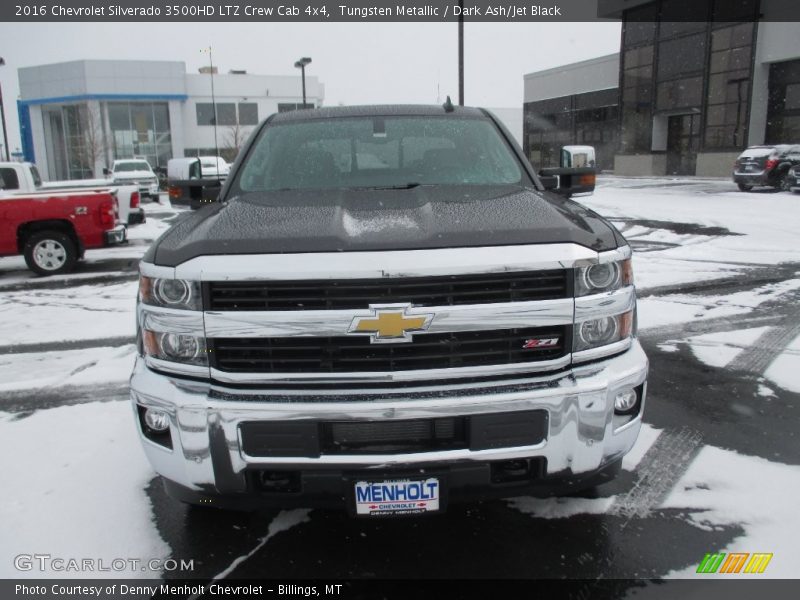 Tungsten Metallic / Dark Ash/Jet Black 2016 Chevrolet Silverado 3500HD LTZ Crew Cab 4x4