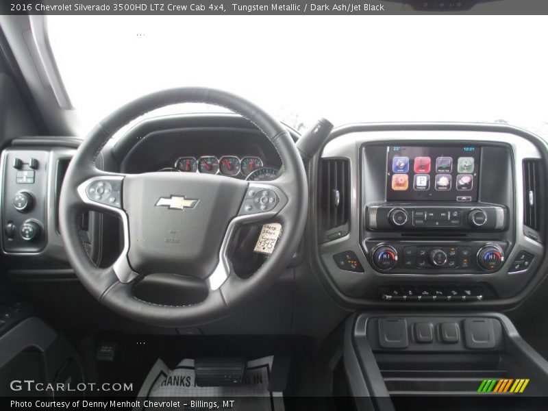 Dashboard of 2016 Silverado 3500HD LTZ Crew Cab 4x4