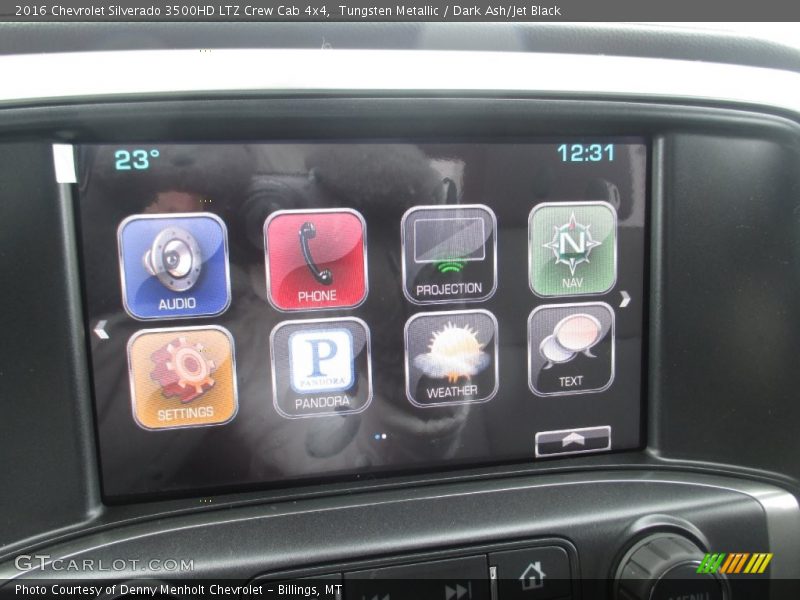 Tungsten Metallic / Dark Ash/Jet Black 2016 Chevrolet Silverado 3500HD LTZ Crew Cab 4x4