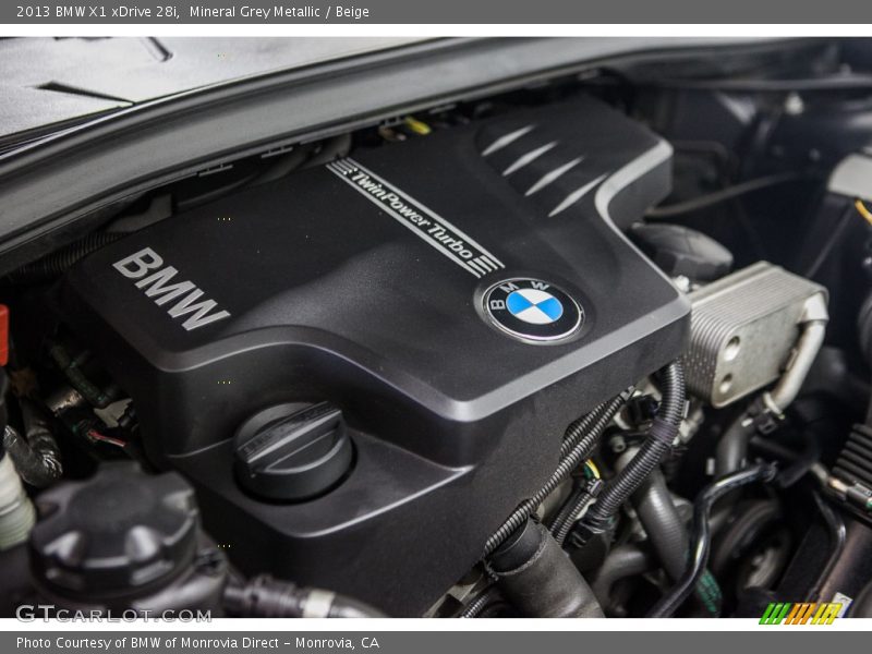 Mineral Grey Metallic / Beige 2013 BMW X1 xDrive 28i