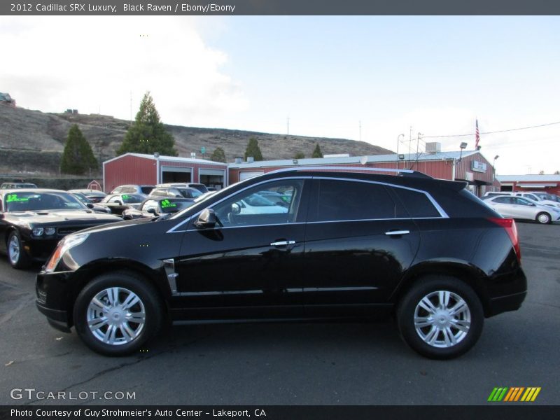 Black Raven / Ebony/Ebony 2012 Cadillac SRX Luxury