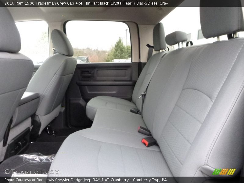 Brilliant Black Crystal Pearl / Black/Diesel Gray 2016 Ram 1500 Tradesman Crew Cab 4x4