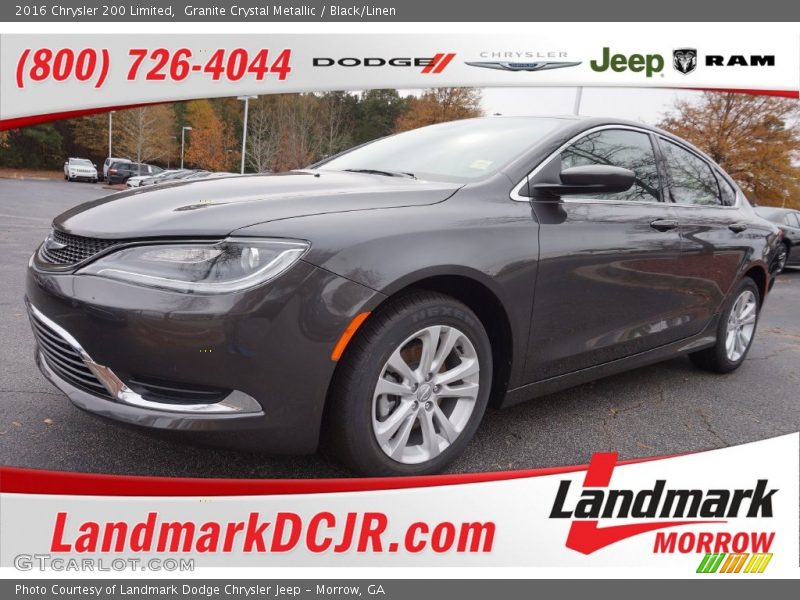 Granite Crystal Metallic / Black/Linen 2016 Chrysler 200 Limited