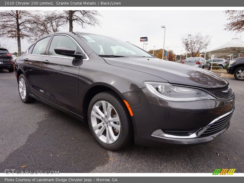 Granite Crystal Metallic / Black/Linen 2016 Chrysler 200 Limited