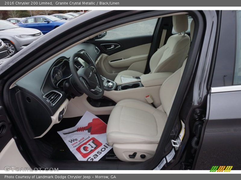 Granite Crystal Metallic / Black/Linen 2016 Chrysler 200 Limited