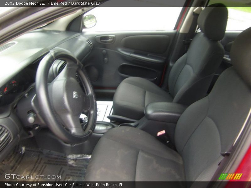 Flame Red / Dark Slate Gray 2003 Dodge Neon SE