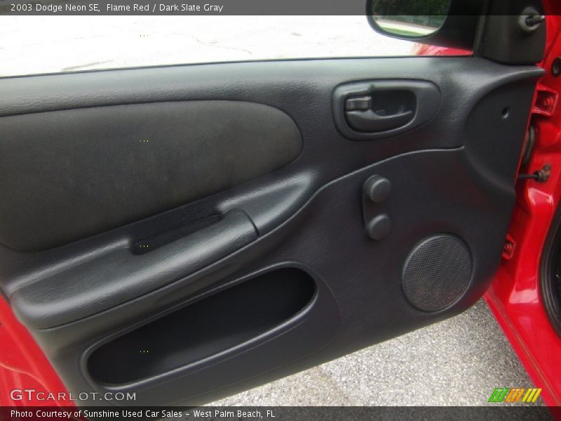 Flame Red / Dark Slate Gray 2003 Dodge Neon SE