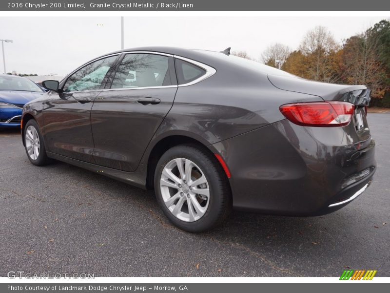Granite Crystal Metallic / Black/Linen 2016 Chrysler 200 Limited
