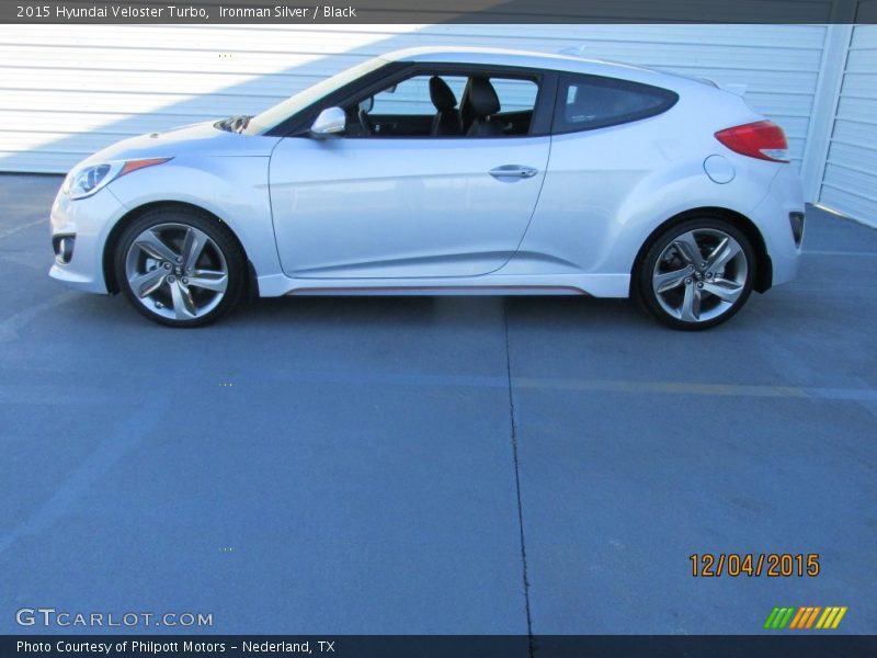 Ironman Silver / Black 2015 Hyundai Veloster Turbo