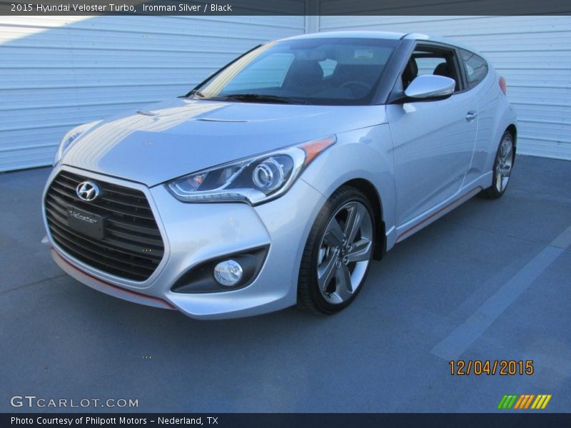 Ironman Silver / Black 2015 Hyundai Veloster Turbo