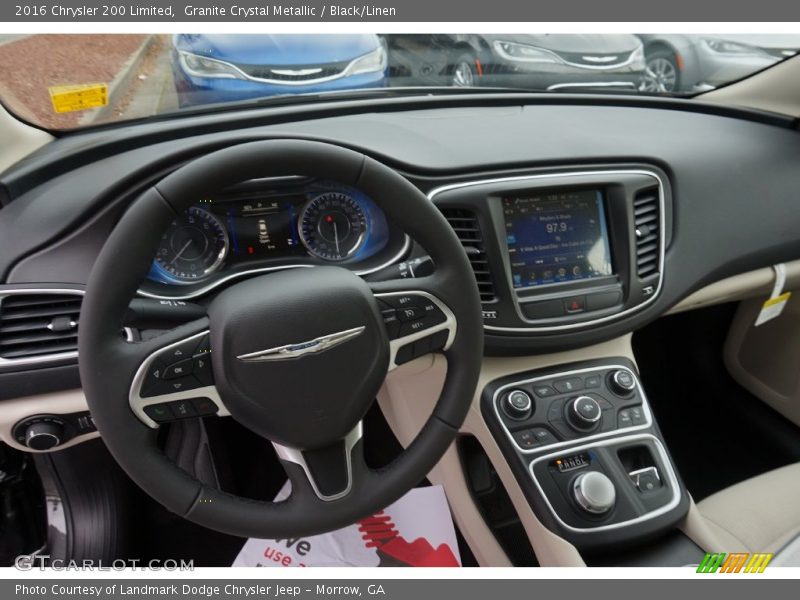 Granite Crystal Metallic / Black/Linen 2016 Chrysler 200 Limited