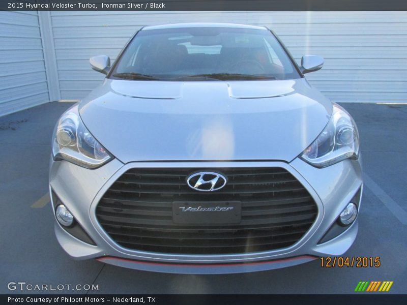 Ironman Silver / Black 2015 Hyundai Veloster Turbo