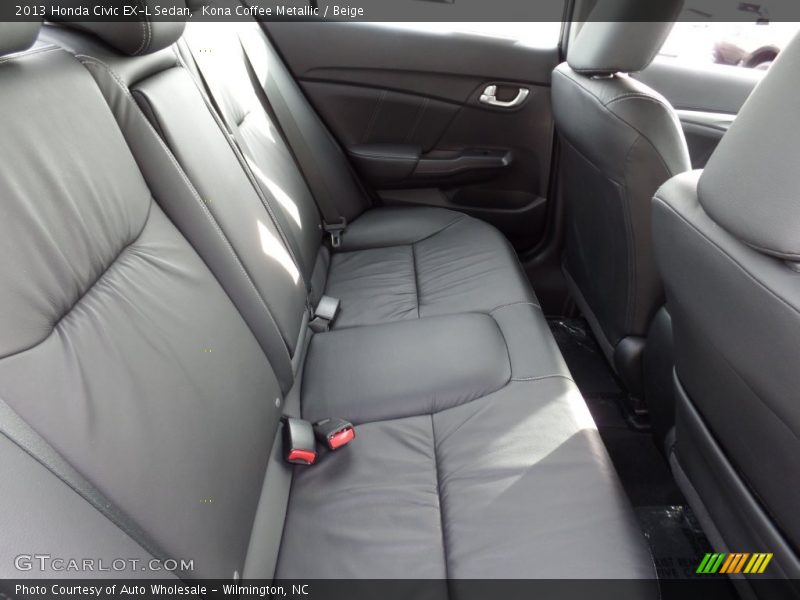 Kona Coffee Metallic / Beige 2013 Honda Civic EX-L Sedan