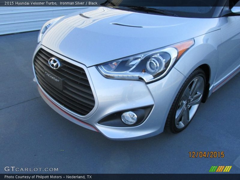 Ironman Silver / Black 2015 Hyundai Veloster Turbo
