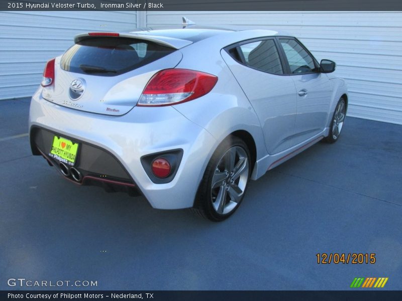 Ironman Silver / Black 2015 Hyundai Veloster Turbo