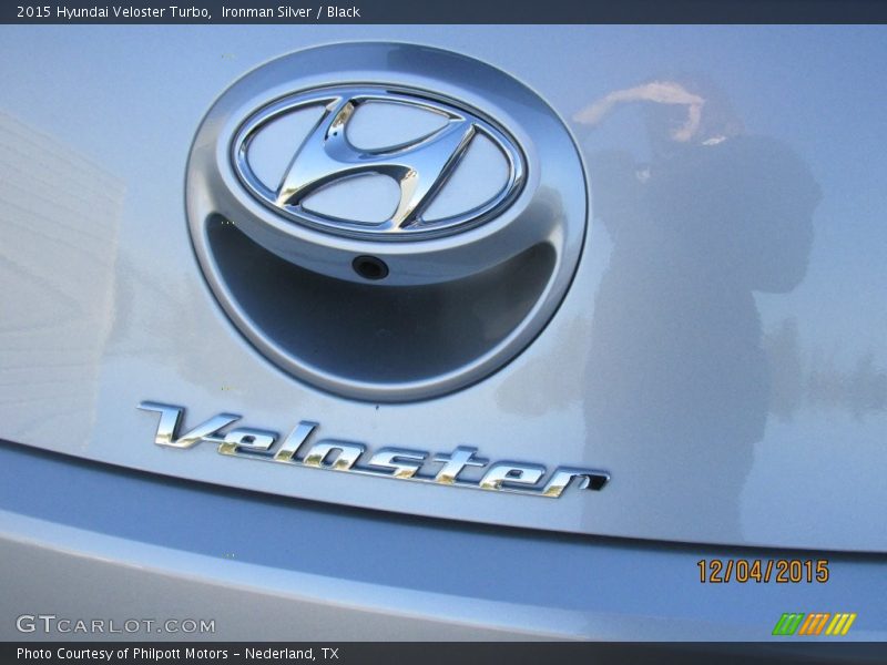 Ironman Silver / Black 2015 Hyundai Veloster Turbo