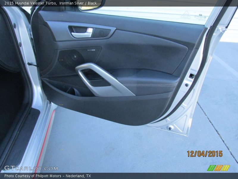 Ironman Silver / Black 2015 Hyundai Veloster Turbo
