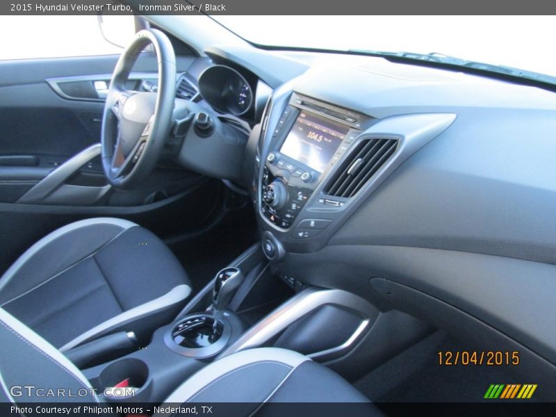 Ironman Silver / Black 2015 Hyundai Veloster Turbo