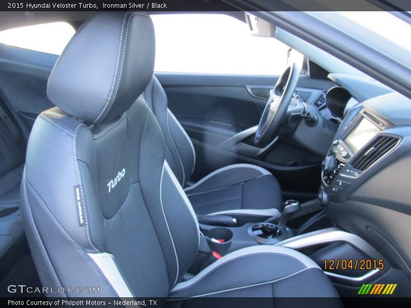 Ironman Silver / Black 2015 Hyundai Veloster Turbo