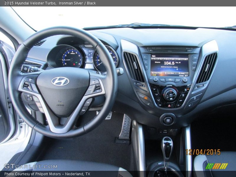 Ironman Silver / Black 2015 Hyundai Veloster Turbo