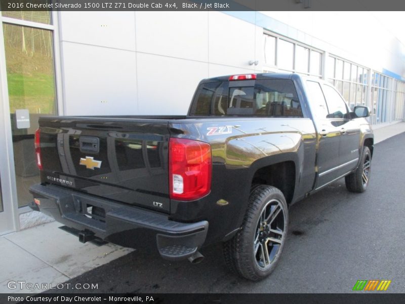Black / Jet Black 2016 Chevrolet Silverado 1500 LTZ Z71 Double Cab 4x4