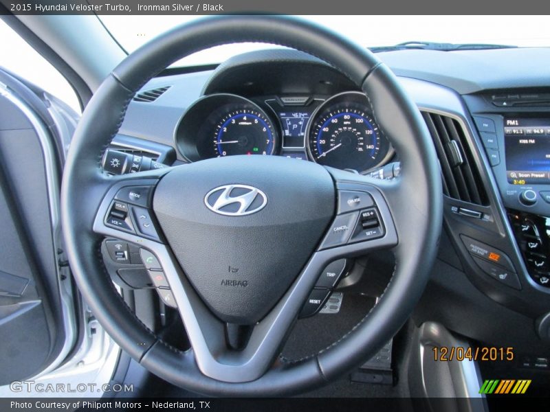 Ironman Silver / Black 2015 Hyundai Veloster Turbo