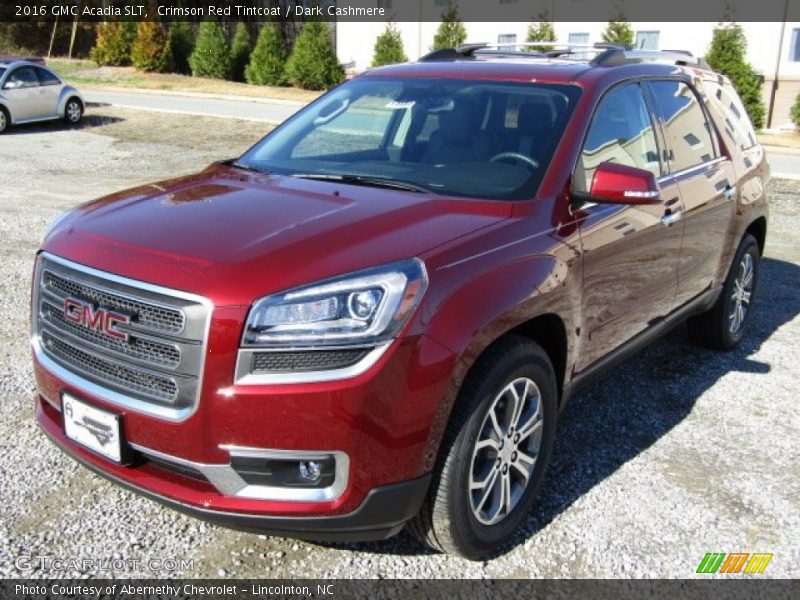 Crimson Red Tintcoat / Dark Cashmere 2016 GMC Acadia SLT