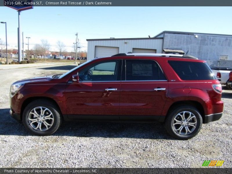 Crimson Red Tintcoat / Dark Cashmere 2016 GMC Acadia SLT