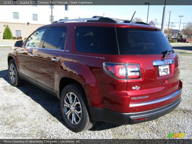 Crimson Red Tintcoat / Dark Cashmere 2016 GMC Acadia SLT