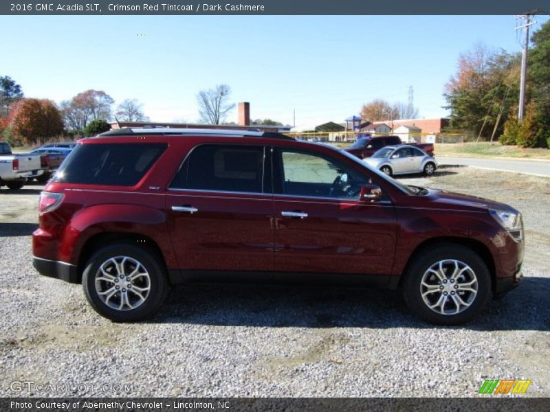 Crimson Red Tintcoat / Dark Cashmere 2016 GMC Acadia SLT