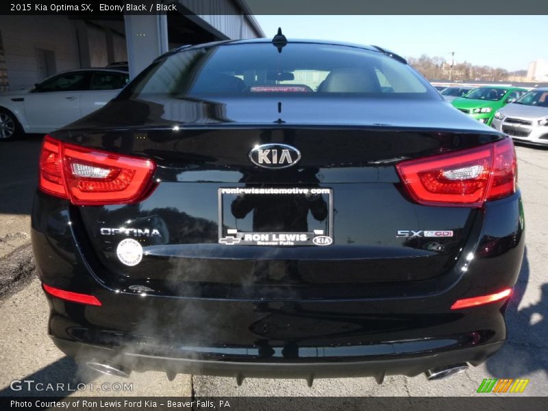 Ebony Black / Black 2015 Kia Optima SX