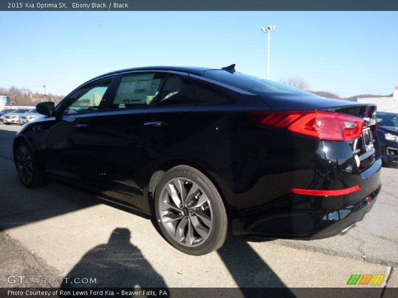 Ebony Black / Black 2015 Kia Optima SX