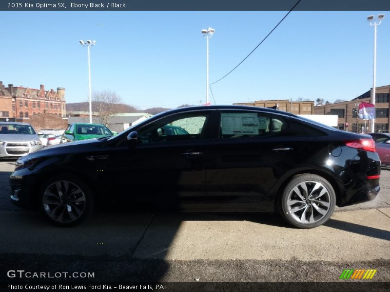 Ebony Black / Black 2015 Kia Optima SX