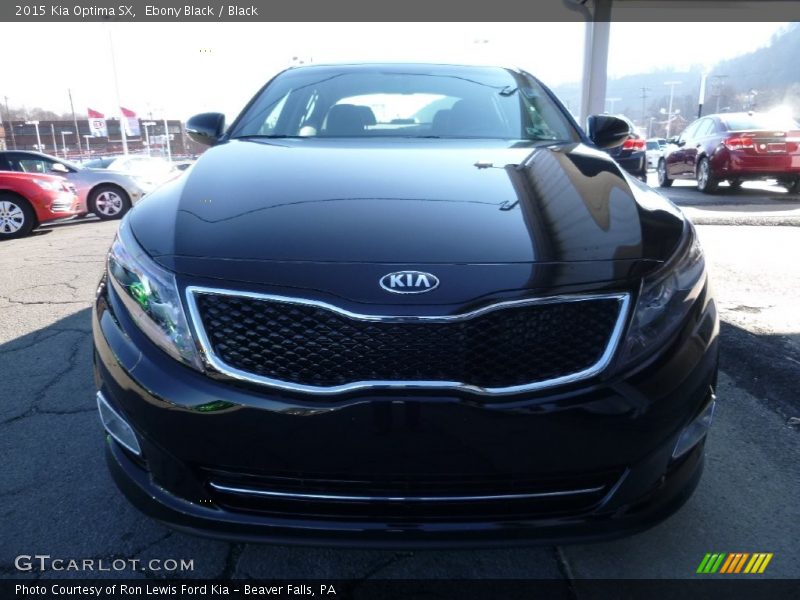 Ebony Black / Black 2015 Kia Optima SX