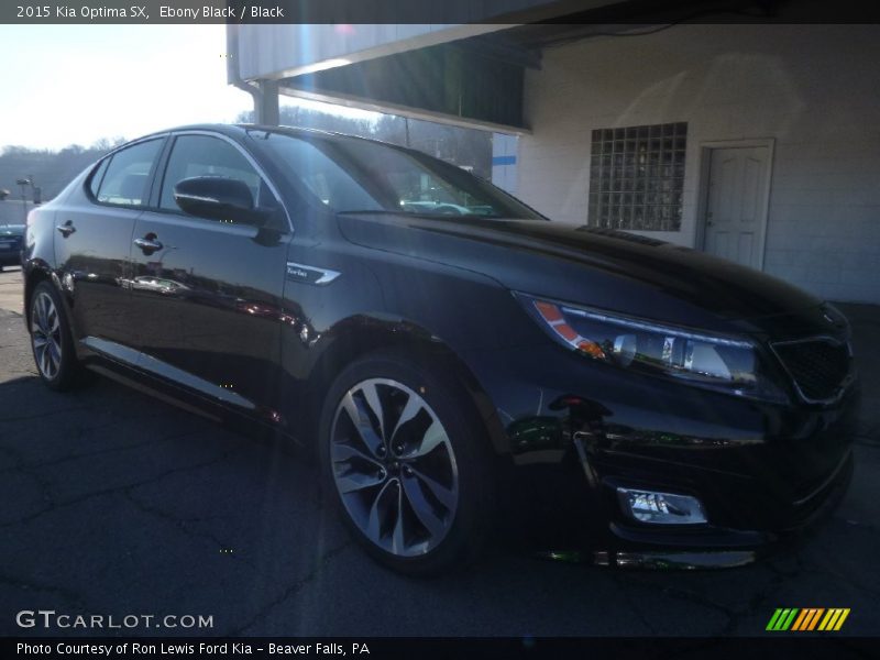 Ebony Black / Black 2015 Kia Optima SX