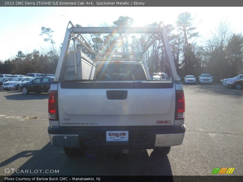 Quicksilver Metallic / Ebony 2013 GMC Sierra 2500HD SLE Extended Cab 4x4