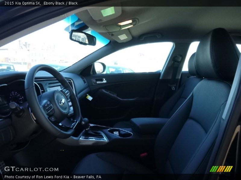 Ebony Black / Black 2015 Kia Optima SX