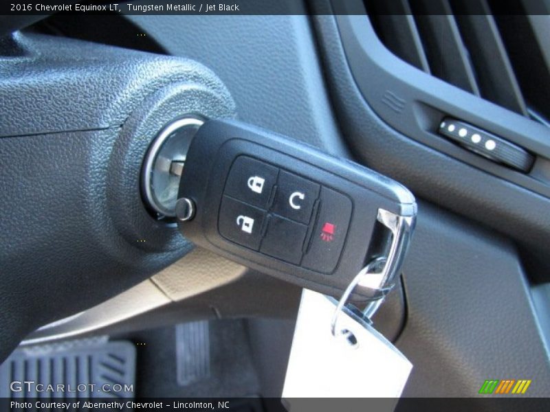 Tungsten Metallic / Jet Black 2016 Chevrolet Equinox LT