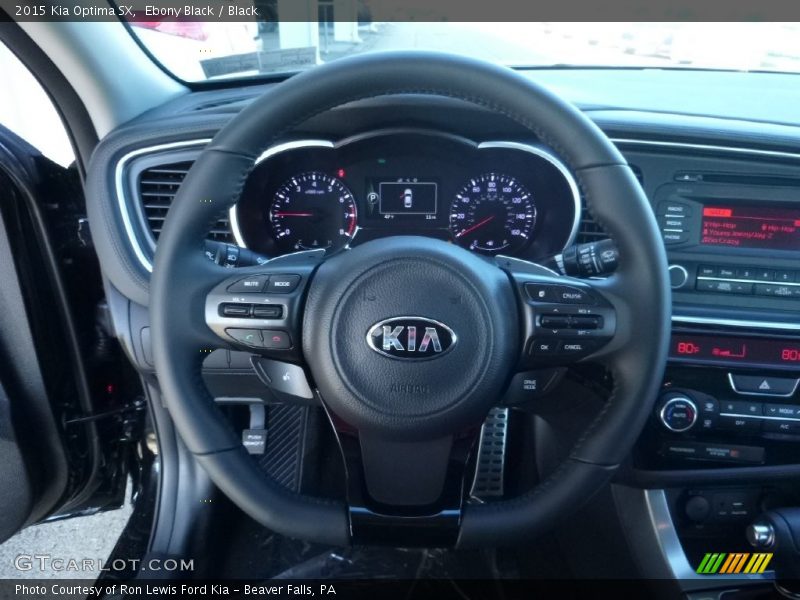 Ebony Black / Black 2015 Kia Optima SX