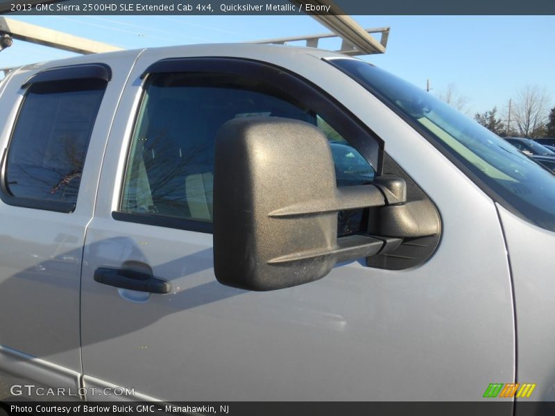 Quicksilver Metallic / Ebony 2013 GMC Sierra 2500HD SLE Extended Cab 4x4