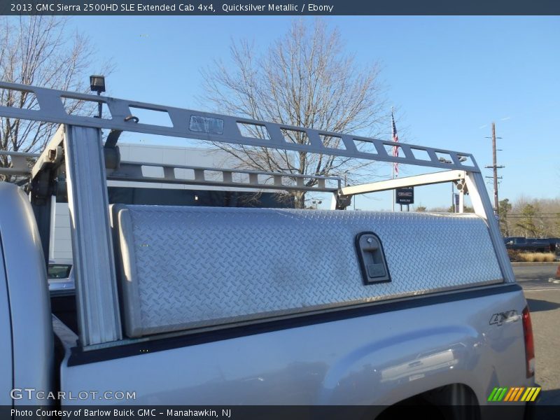 Quicksilver Metallic / Ebony 2013 GMC Sierra 2500HD SLE Extended Cab 4x4