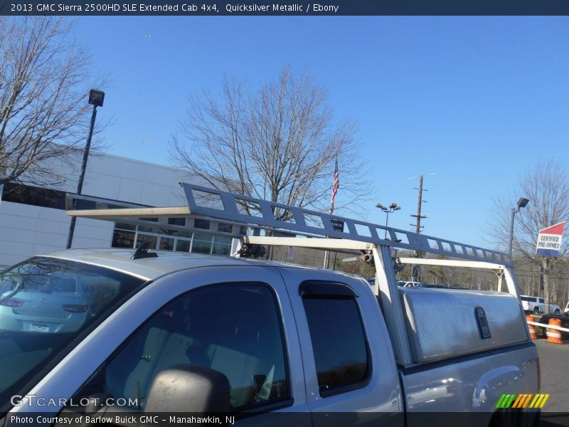 Quicksilver Metallic / Ebony 2013 GMC Sierra 2500HD SLE Extended Cab 4x4