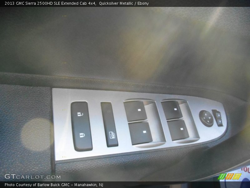 Quicksilver Metallic / Ebony 2013 GMC Sierra 2500HD SLE Extended Cab 4x4