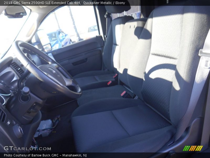 Quicksilver Metallic / Ebony 2013 GMC Sierra 2500HD SLE Extended Cab 4x4