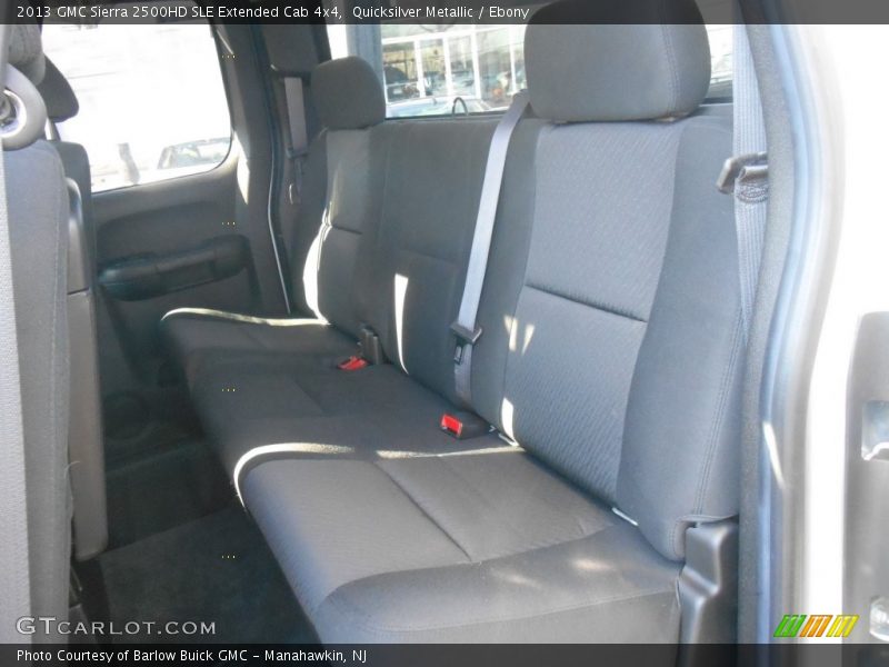 Quicksilver Metallic / Ebony 2013 GMC Sierra 2500HD SLE Extended Cab 4x4